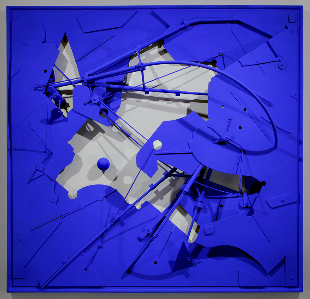 Bianchino- Mechanical Landscape in Deep Blue