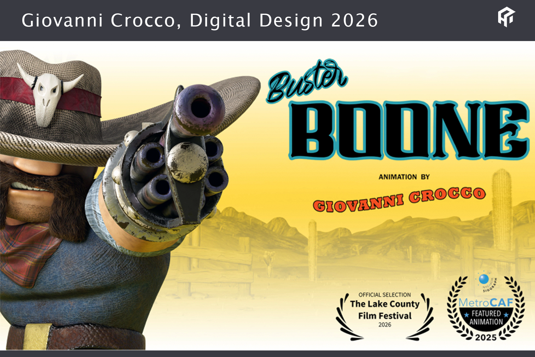 poster for Buster Boone animation 