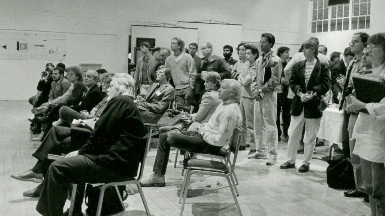 studio review in old gym