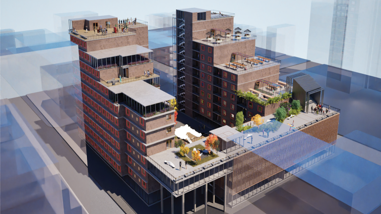 Affordable mixed use residential housing